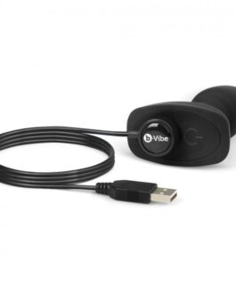 B-VIBE – RIMMING TELECOMANDO PLUG ANALE PETITE NERO