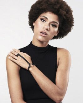 BIJOUX – INDISCRETS BRACCIALE MAZE/IMBRAGATURA A MANO NERO