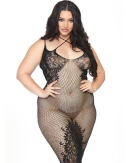 LEG AVENUE – ABITO CON DOPPIA CINTURINA 1X-2X