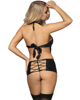 SUBBLIME – FETISH CORSET CORREAS CRUZADAS L/XL
