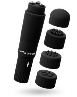 GLOSSY – MASSAGGIATORE TASCABILE KURT NERO