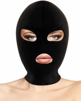 DARKNESS – MASCHERA DI SOTTOMISSIONE BDSM BOCCA E OCCHI NERA