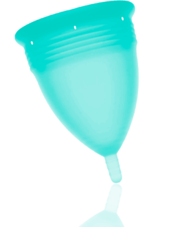 STERCUP – COPPA MESTRUALE IN SILICONE FDA ACQUAMARINA – TAGLIA L