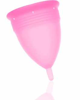 STERCUP – COPPA MESTRUALE IN SILICONE FDA ROSA – TAGLIA S