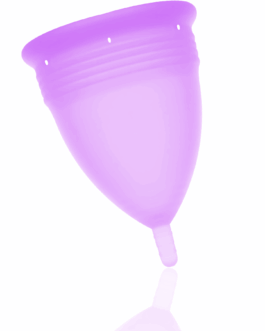 STERCUP – COPPA MESTRUALE IN SILICONE FDA LILLA – TAGLIA S