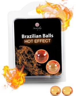 SECRETPLAY – PALLINE BRASILIANE EFFETTO RISCALDANTE 2 UNITÀ