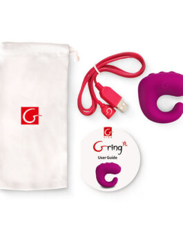 G-VIBE – FUN TOYS GRING ANELLO VIBRATORE XL LAMPONE DOLCE