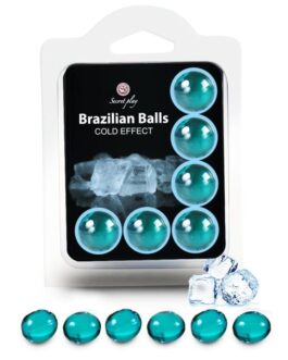 SECRETPLAY – SET 6 PALLINE BRASILIANE EFFETTO FREDDO