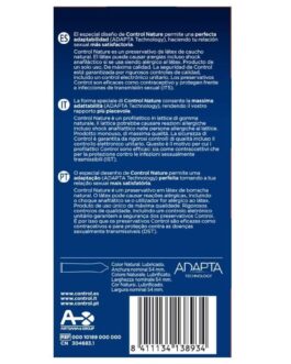 CONTROL – ADAPTA NATURE CONDOMS 24 UNITS