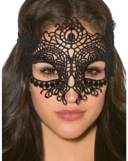 QUEEN LINGERIE – MASCHERA IN PIZZO TAGLIA UNICA