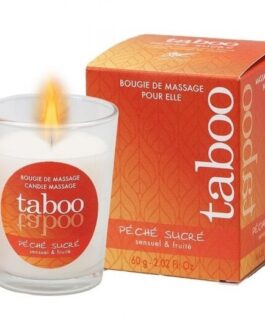 RUF – CANDELA DA MASSAGGIO TABOO PER LEI AROMA DI NETTARINA PECHE SUCRE