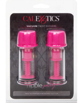 CALEXOTICS – VACCUM TWIST PINK NIPPLE SUCTION CUP