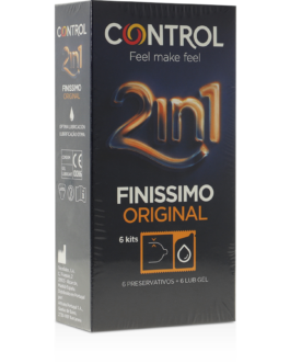 CONTROL – FINISIMO DUO + LUBRIFICANTE 6 UNITÀ