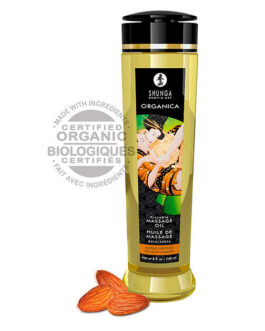 SHUNGA – OLIO DA MASSAGGIO ALLE MANDORLE BIOLOGICO 240 ML