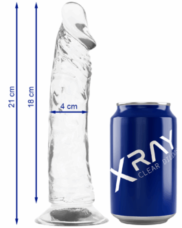 X RAY - CAZZO TRASPARENTE 21 CM -O- 4 CM