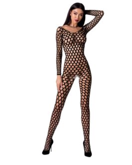 PASSION – WOMAN BS077 BODYSTOCKING TALLA UNICA NEGRO