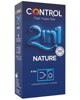 CONTROL – DUO NATURA 2-1 CONSERVANTE + GEL 6 UNITÀ