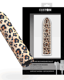 CUSTOM BULLETS – PERSONALIZZATI RICARICABILI LEOPARD 10 INTENSITÀ