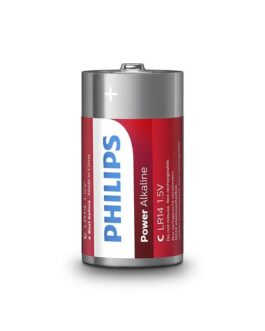 PHILIPS – POWER ALKALINE PILA C LR14 BLISTER * 2