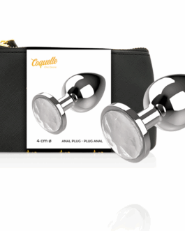 COQUETTE CHIC DESIRE – SPINA ANALE IN METALLO COLORE BIANCO MISURA L 4 X 9 CM
