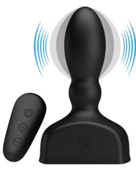 MR PLAY – TELECOMANDO PLUG ANALE GONFIABILE NERO