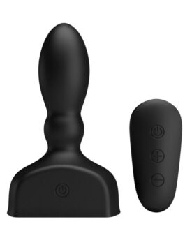 MR PLAY – TELECOMANDO PLUG ANALE GONFIABILE NERO