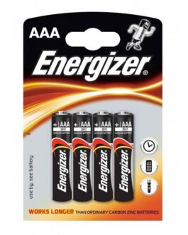 ENERGIZER – BATTERIA ALCALINA AAA LR03 *4