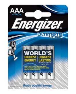 ENERGIZER – ULTIMATE LITIO AAA L92 LR03 1,5V *4