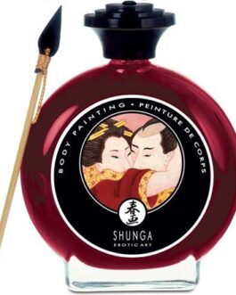 SHUNGA – BODY PAINTING CON FRAGOLA E CAVA