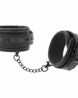 FETISH SUBMISSIVE – POLSINI ALLA CAVIGLIA IN PELLE VEGANA CON FODERA IN NOPRENE