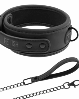FETISH SUBMISSIVE – COLLANA A CATENA CON FODERA IN NOPRENE