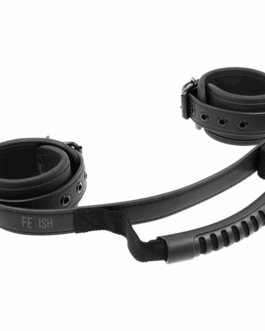 FETISH SUBMISSIVE – MANETTE CON FODERA IN NOPRENE E MANIGLIA