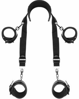 FETISH SUBMISSIVE – POSIZIONE MASTER CON 4 MANETTE RIVESTITE IN NOPRENE