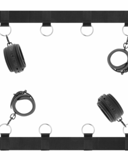 FETISH SUBMISSIVE – SET DI CRAVATTE DA LETTO CON FODERA IN NOPRENE
