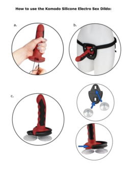 ELECTRASTIM – DILDO KOMODO SILICONE FUSION