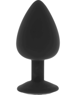 OHMAMA – PLUG ANALE IN SILICONE DIAMOND MISURA L 9 CM