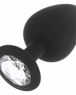 OHMAMA – PLUG ANALE IN SILICONE DIAMOND MISURA L 9 CM