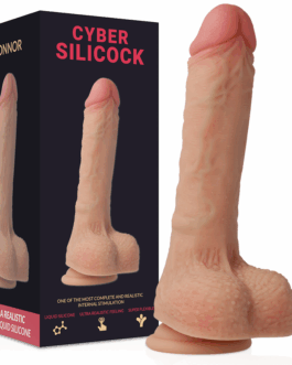 CYBER SILICOCK – CONNOR SILICONE LIQUIDO MORBIDO ULTRA REALISTICO 20.5 CM -O- 3.7 CM