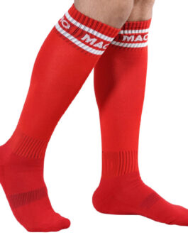 MACHO – CALCETINES LARGOS TALLA UNICA ROJO
