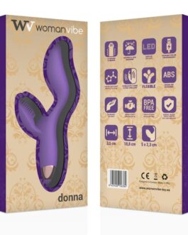WOMANVIBE – VIBRATORE IN SILICONE RICARICABILE DONNA