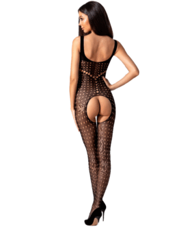 PASSION – WOMAN BS078 BODYSTOCKING TALLA UNICA NEGRO