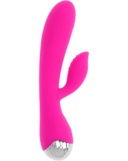 OHMAMA – VIBRATORE RICARICABILE CON CONIGLIO 10 MODALITÀ DI VIBRAZIONE 19 CM