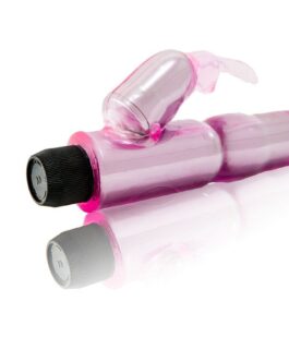 BAILE – VIBRATORE CON STIMOLATORE ROSA REGOLABILE