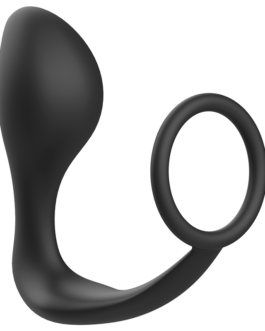 ADDICTED TOYS – PLUG ANALE CON ANELLO IN SILICONE NERO
