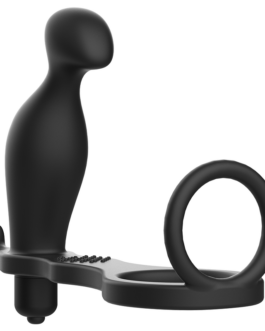 ADDICTED TOYS – PLUG ANALE CON ANELLO IN SILICONE NERO 12 CM