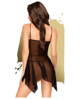 PENTHOUSE – SWEET BEAST BABYDOLL ROSA L/XL